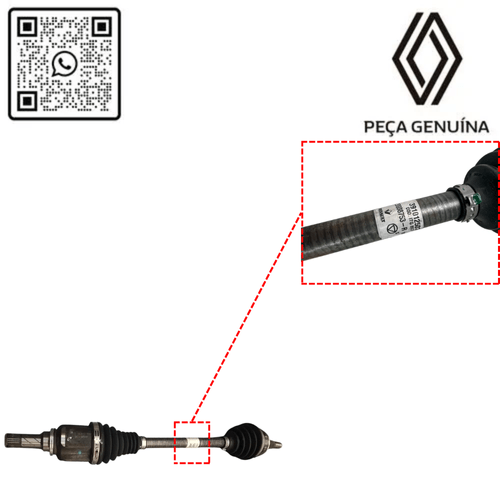 RN 12502R 391012502R SEMI EIXO ESQ. LOG IISAND II 3